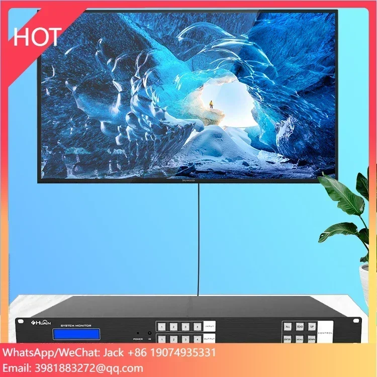 4K HD 4*4 Channel 1.4 Matrix Supports HDCP 1.2 WEB APP Control Video Matrix Controller
4K HD 4*4 Channel 1.4 Matrix Supports HDCP 1.2 WEB APP Control Video Matrix Controller