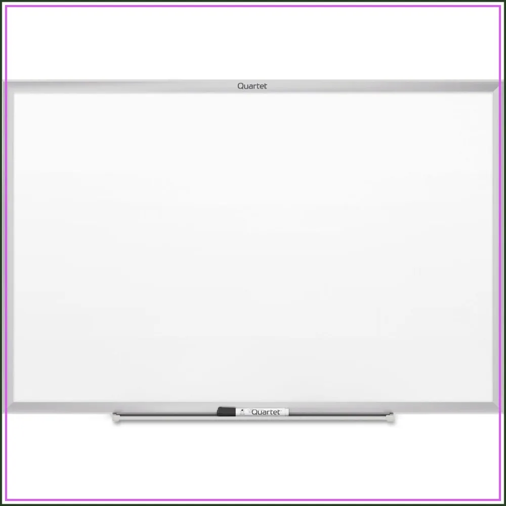 48" x 36" Magnetic Dry Erase Whiteboard, Nano-Clean Surface Resists Ink Stains, Silver Aluminum Frame
48" x 36" Magnetic Dry Erase Whiteboard, Nano-Clean Surface Resists Ink Stains, Silver Aluminum Frame