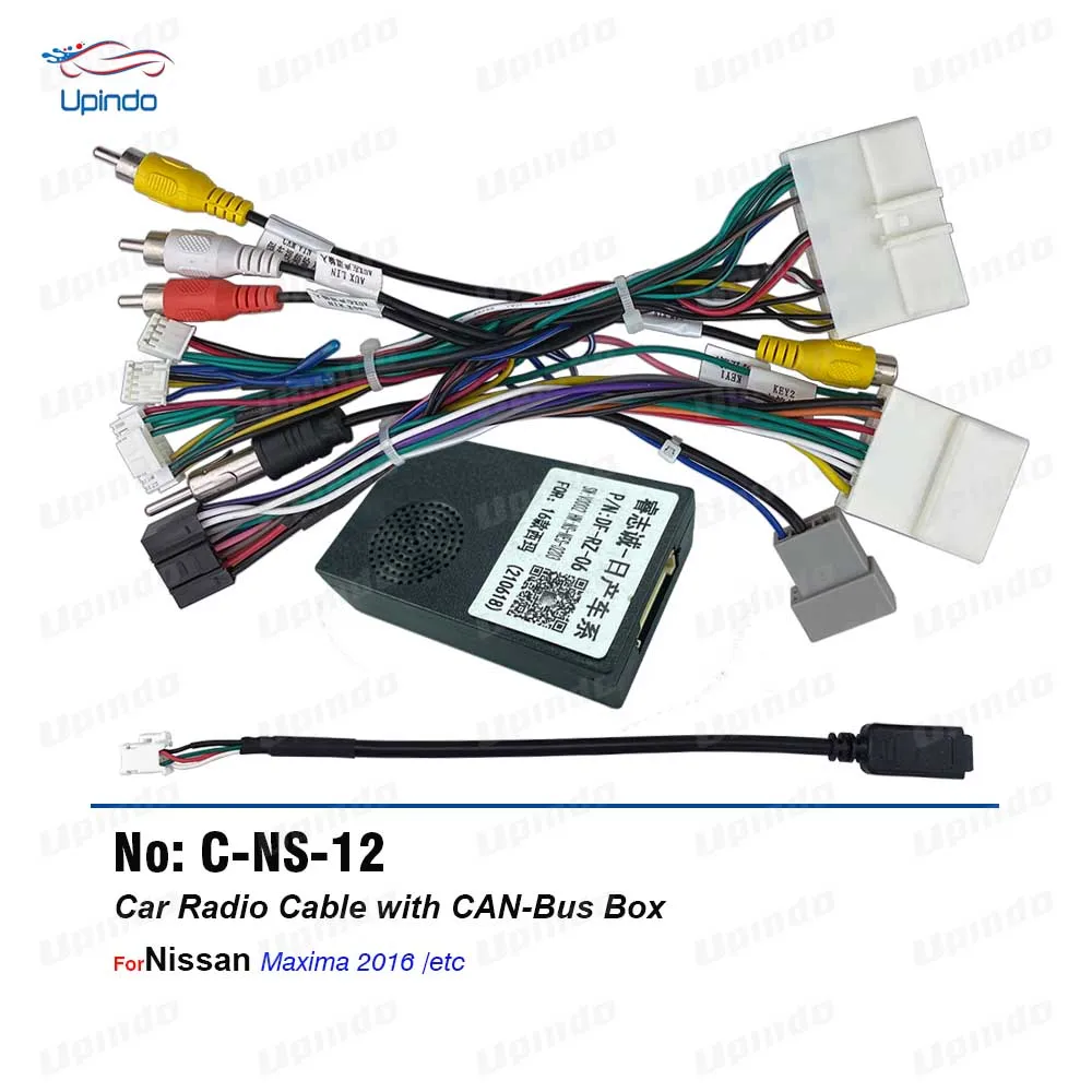 Car Radio Cable Android Head Unit 16-pin Power Connector Socket with CAN Bus Decoder Adapter Wiring Harness for Nissan Maxima
Car Radio Cable Android Head Unit 16-pin Power Connector Socket with CAN Bus Decoder Adapter Wiring Harness for Nissan Maxima