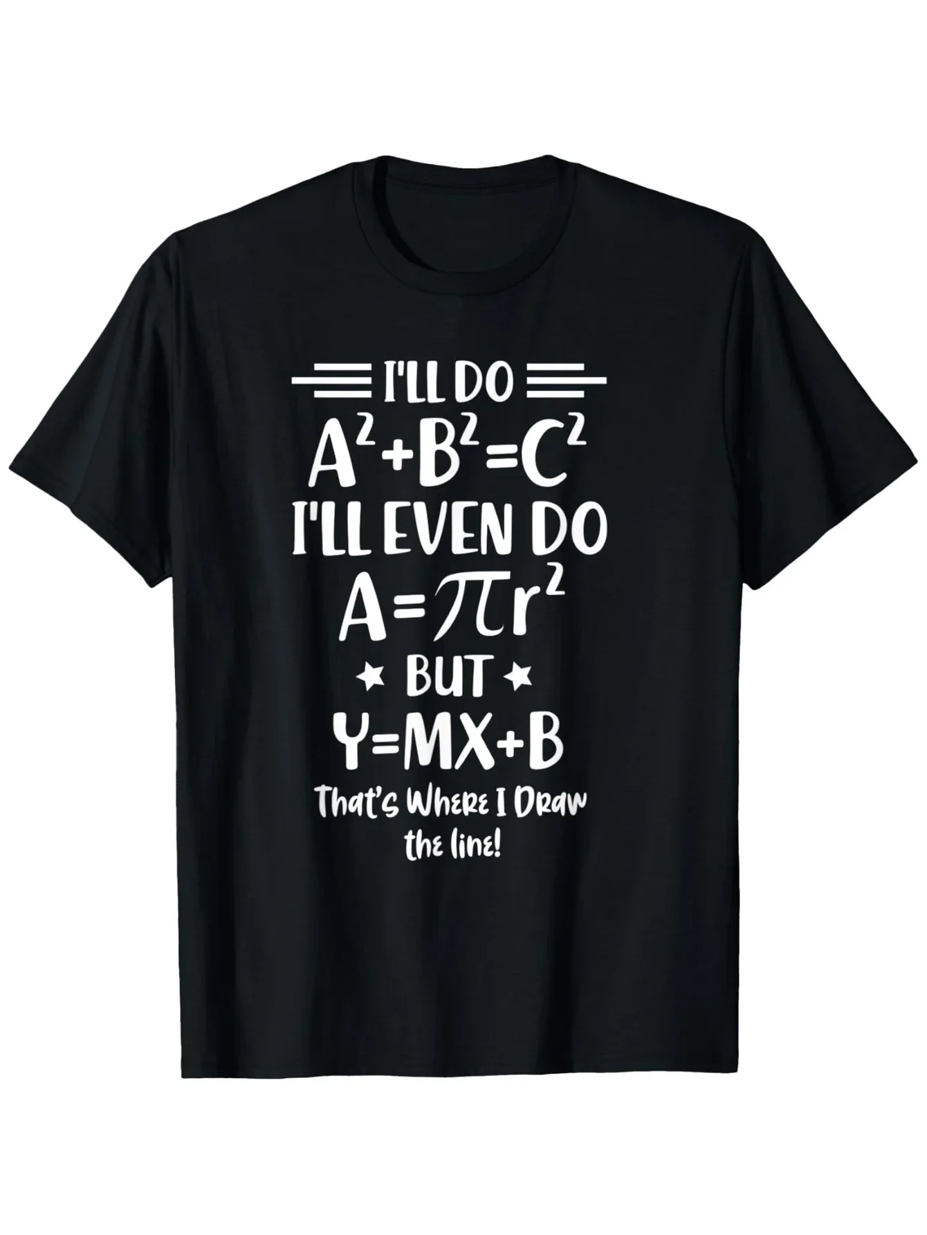 Funny Math Y=MX+B Line Drawing Joke Graphic Tee Soft Cotton Unisex T-Shirt
Funny Math Y=MX+B Line Drawing Joke Graphic Tee Soft Cotton Unisex T-Shirt