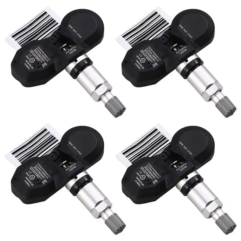 7PP907275F 4F0907275B TPMS 433MHZ For A4 A6 A8 Q7 911 Boxster Cayenne VW Touareg Tire Pressure Sensor 4PCS-ABQF
7PP907275F 4F0907275B TPMS 433MHZ For A4 A6 A8 Q7 911 Boxster Cayenne VW Touareg Tire Pressure Sensor 4PCS-ABQF