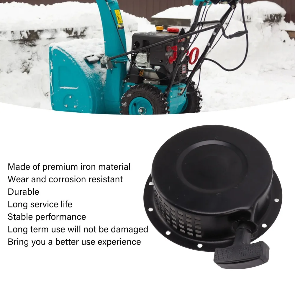 Universal Pull Start Starter Black Iron Pull Start Assembly Compact Easy to Install for 178F Air Cooled Engine Generator
Universal Pull Start Starter Black Iron Pull Start Assembly Compact Easy to Install for 178F Air Cooled Engine Generator