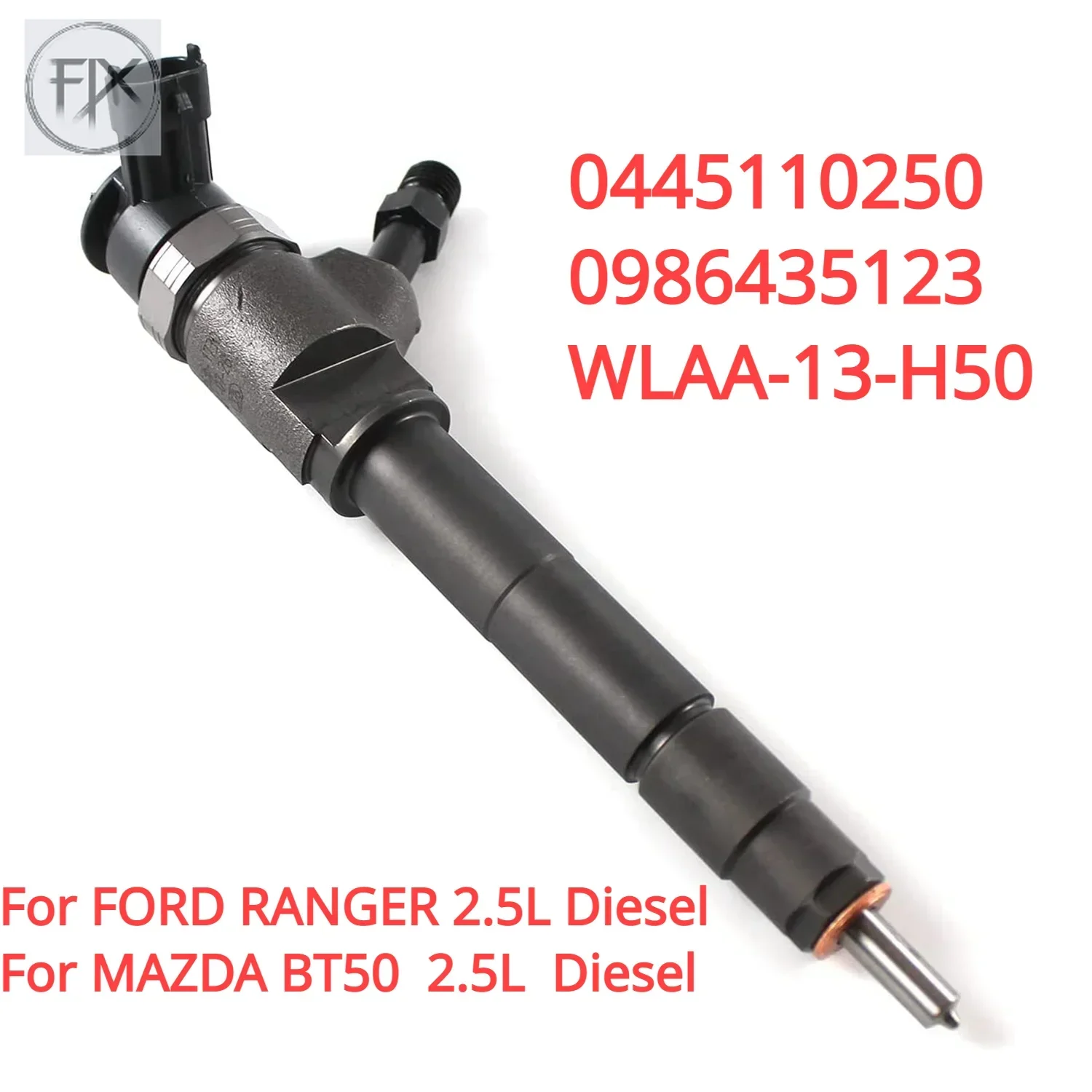 For Mazda BT-50 Ford Ranger 2.5L 2006-2011 0445110250 WLAA13H50 WLAA-13-H50 New Diesel Fuel Injector Nozzle
For Mazda BT-50 Ford Ranger 2.5L 2006-2011 0445110250 WLAA13H50 WLAA-13-H50 New Diesel Fuel Injector Nozzle