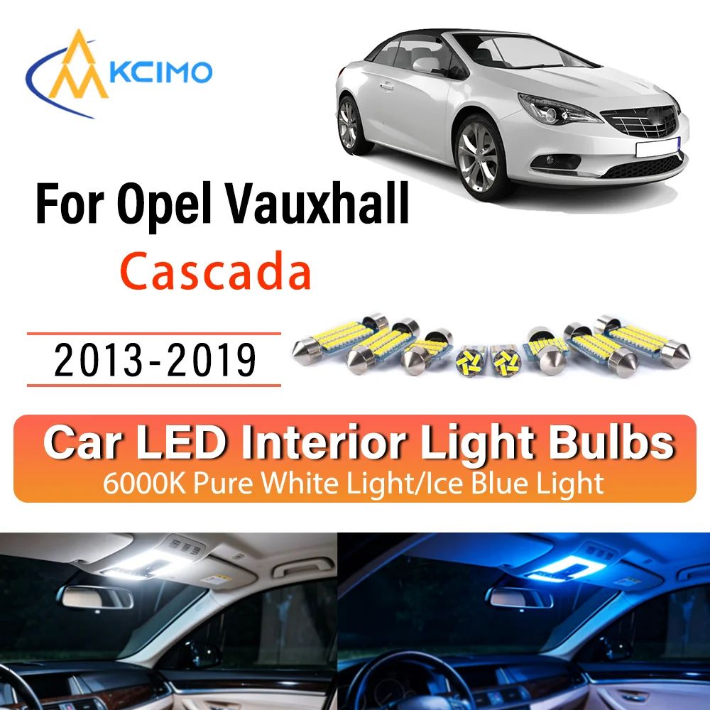 LED Interior Light Bulb Set For Opel Vauxhall Cascada 2013-2019 Easy Install Bright White/Blue Dome Map Door Courtesy Brights
LED Interior Light Bulb Set For Opel Vauxhall Cascada 2013-2019 Easy Install Bright White/Blue Dome Map Door Courtesy Brights