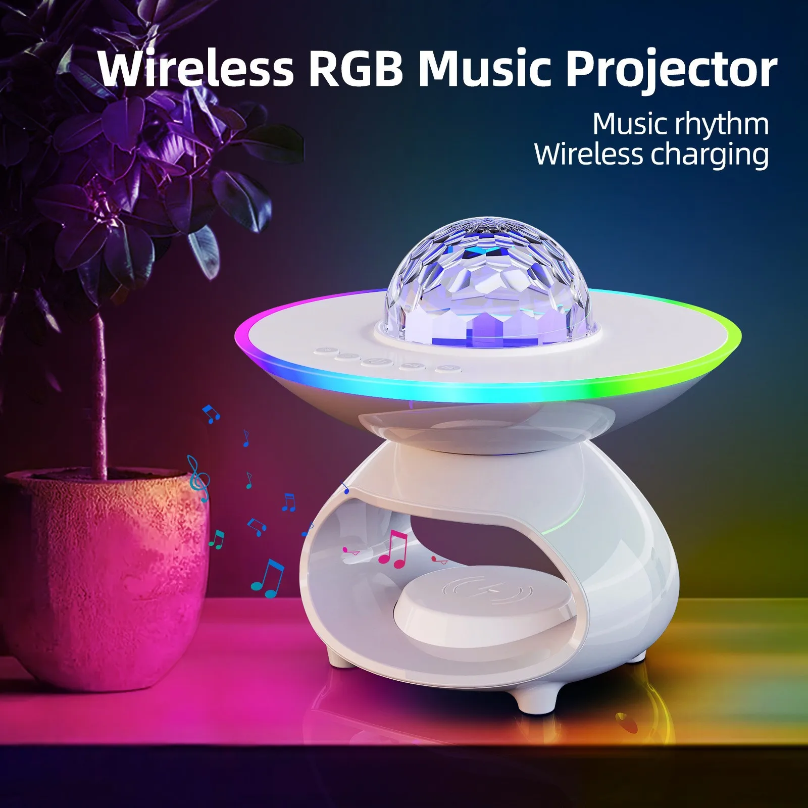 Qi Wireless Charger Starry Projection Night Light, LED Desk Bedside Table Lamp for Bedroom Dormitory Decor Gift
Qi Wireless Charger Starry Projection Night Light, LED Desk Bedside Table Lamp for Bedroom Dormitory Decor Gift