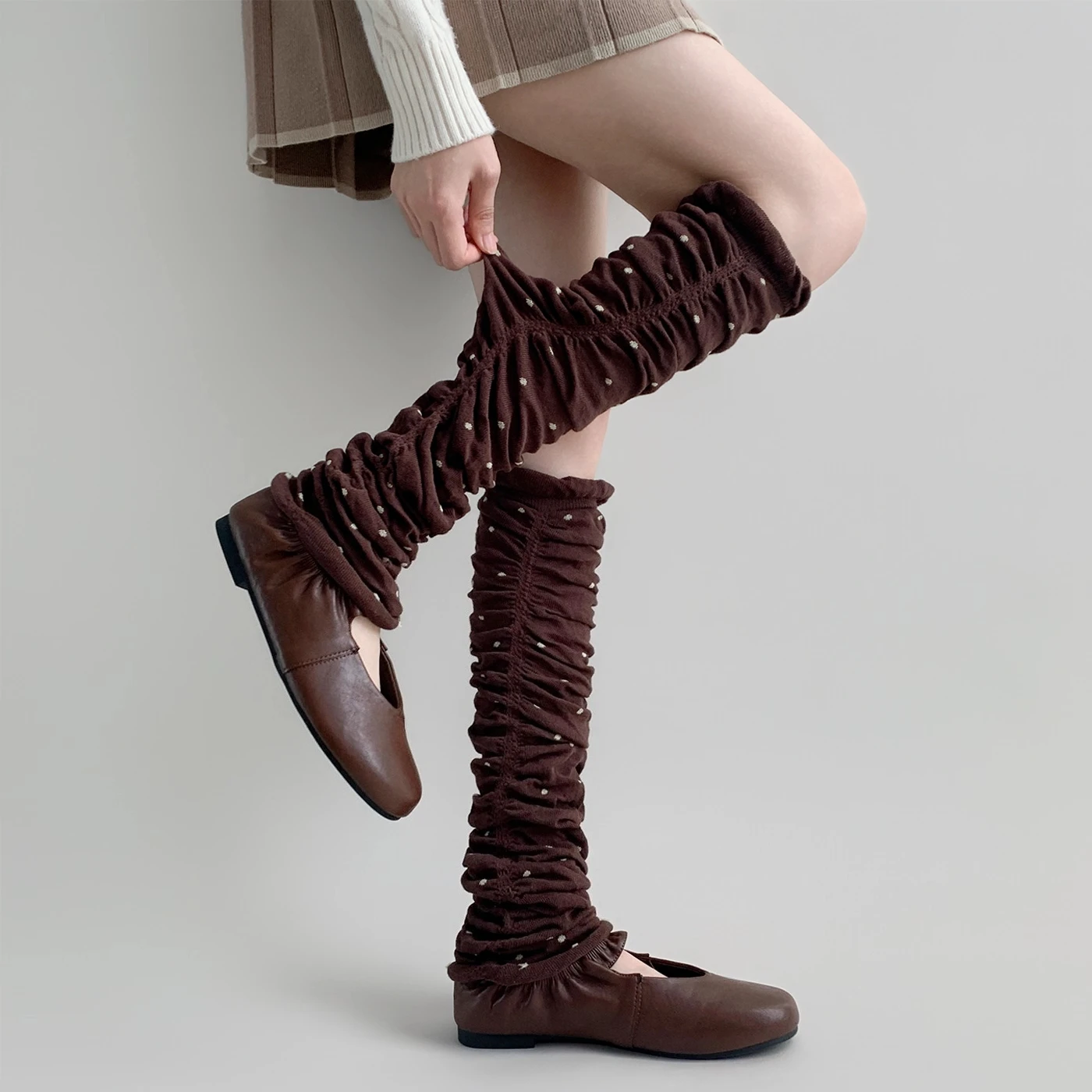 Гетры в стиле ретро, осенне-зимние японские ноги, средние носки-трубочки, гетры в горошек, гольфы, чулки
Гетры в стиле ретро, осенне-зимние японские ноги, средние носки-трубочки, гетры в горошек, гольфы, чулки