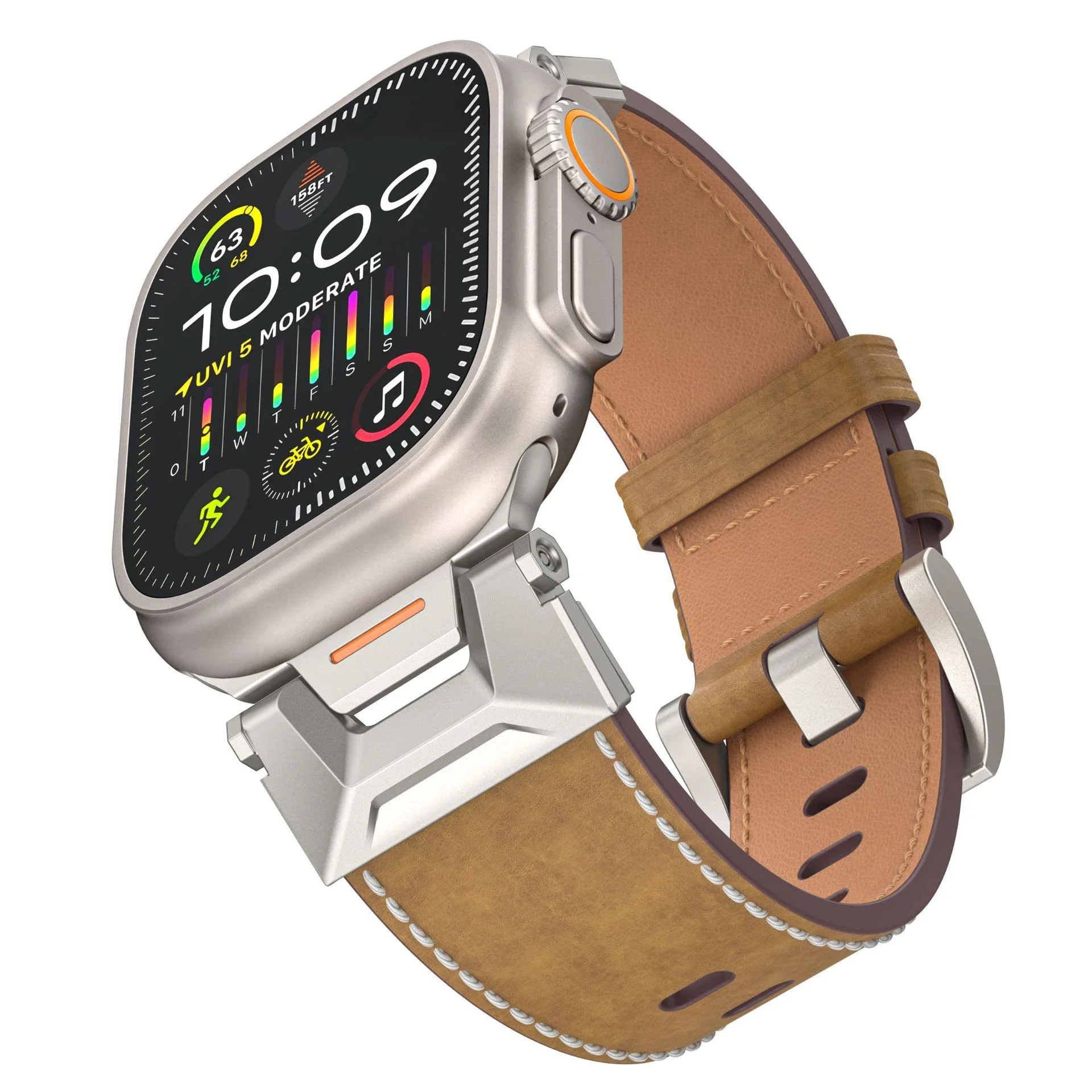 Genuine Leather Strap for Apple Watch Ultra 2 49mm Band 45mm 42 44mm Luxury Men Bracelet for iWatch ultra Series 9 8 7 6 5 4 se
Genuine Leather Strap for Apple Watch Ultra 2 49mm Band 45mm 42 44mm Luxury Men Bracelet for iWatch ultra Series 9 8 7 6 5 4 se