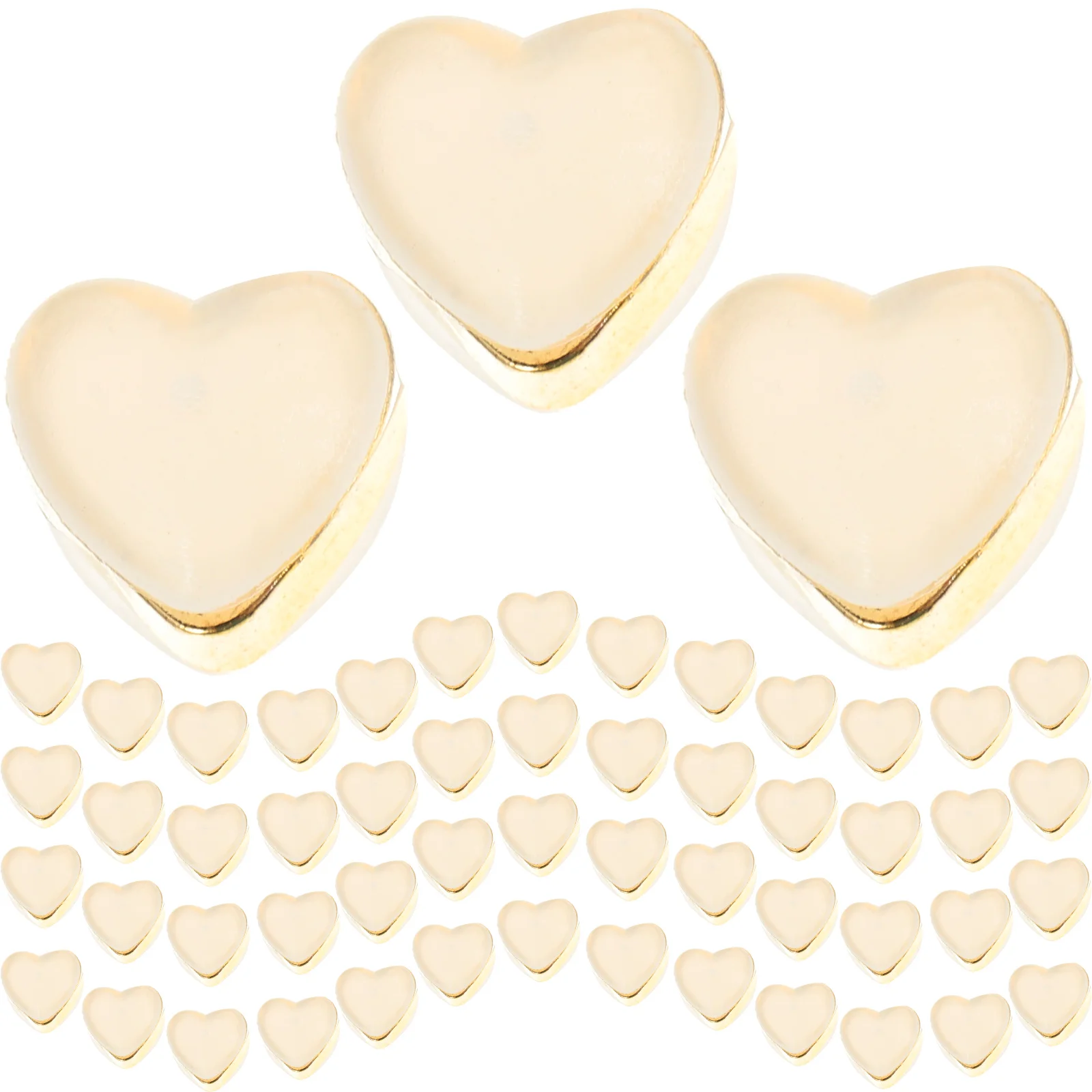 100 Pcs Earring Support Patches Love Earplugs Backings Accessories Safety Earrings Stoppers Golden Silica Gel
100 Pcs Earring Support Patches Love Earplugs Backings Accessories Safety Earrings Stoppers Golden Silica Gel