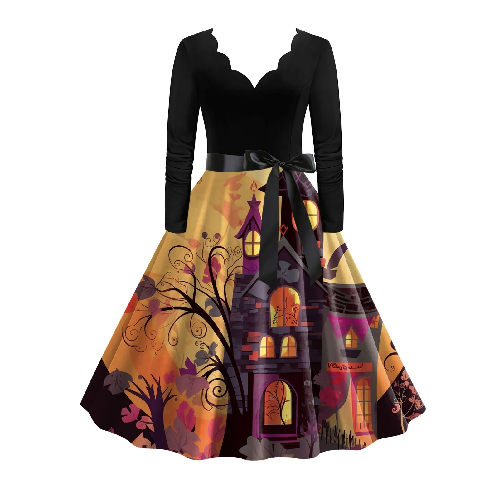 Burnout V Neck Positioning Printed Vintage Big Swing Dresses Long Sleeveless Slimming Fit Casual Fashion Women's Dresses
Burnout V Neck Positioning Printed Vintage Big Swing Dresses Long Sleeveless Slimming Fit Casual Fashion Women's Dresses