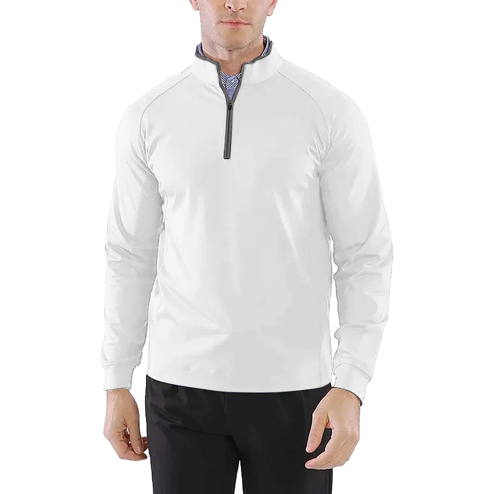 Mens Quarter Zip Long Sleeve Pullover Shirt Pullover Mens Performance Quarter Zip Anime T Shirts Non Shrinking T Shirts for Men
Mens Quarter Zip Long Sleeve Pullover Shirt Pullover Mens Performance Quarter Zip Anime T Shirts Non Shrinking T Shirts for Men