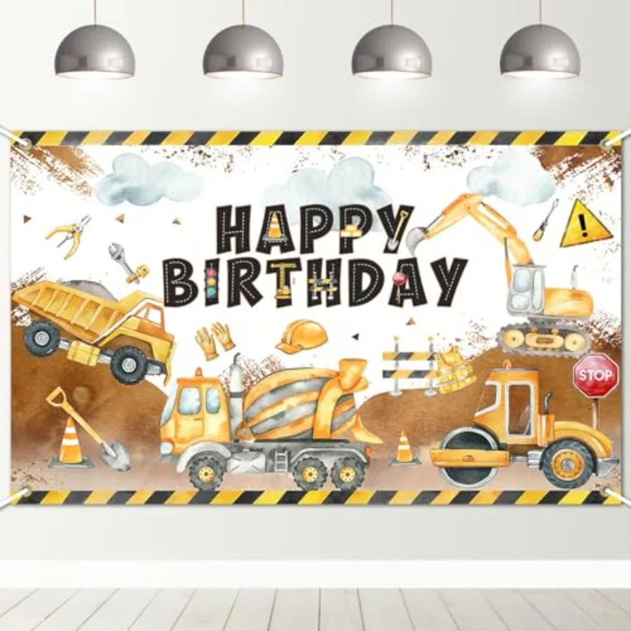 Construction Birthday Backdrop Banner Construction Theme Birthday Party Decorations Excavator Happy Birthday Banner for Boys Bd
Construction Birthday Backdrop Banner Construction Theme Birthday Party Decorations Excavator Happy Birthday Banner for Boys Bd