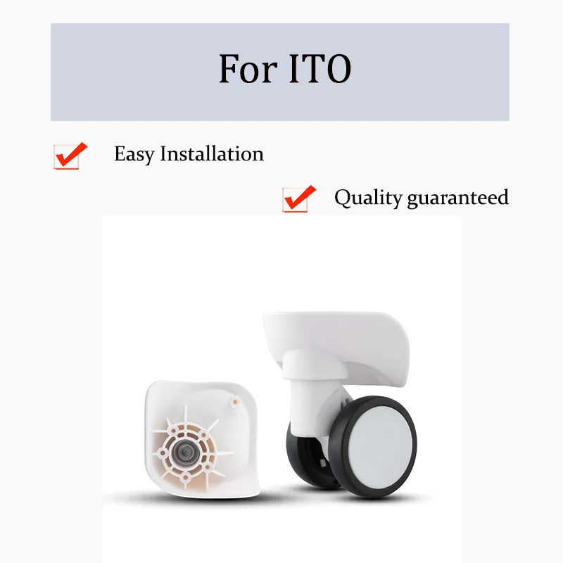 For ITO JL-107 Luggage Wheel Accessory - With Anti-breakage Screw + Installation Tool Super Smooth Movement (Universal)
For ITO JL-107 Luggage Wheel Accessory - With Anti-breakage Screw + Installation Tool Super Smooth Movement (Universal)