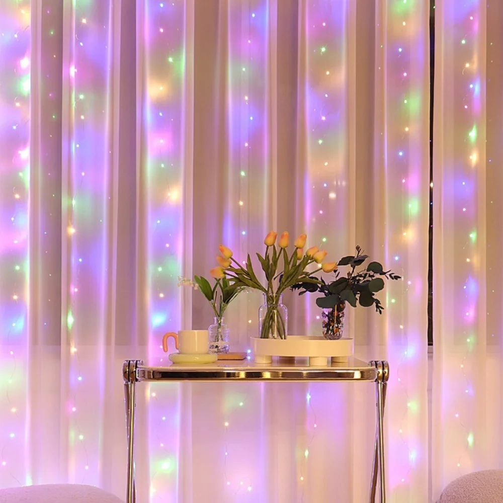 6/4/3M LED Curtain String Lights USB Fairy Light Christmas Garland Festoon Remote Control Wedding Home Bedroom Decoration Light
6/4/3M LED Curtain String Lights USB Fairy Light Christmas Garland Festoon Remote Control Wedding Home Bedroom Decoration Light
