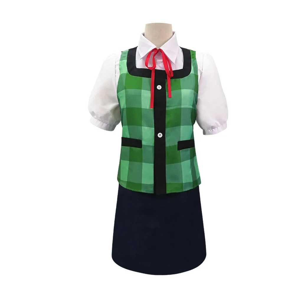Anime Lsabelle Cosplay Costume Women Bow Uniform Green Plaid Shirt Skirt Set Halloween Carnival
Anime Lsabelle Cosplay Costume Women Bow Uniform Green Plaid Shirt Skirt Set Halloween Carnival
