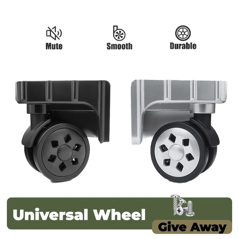 Для запасных колес для багажа W241 — прочный 360° ° Поворотные колеса для багажа — тихие и долговечные запасные части для ремонта багажа
Для запасных колес для багажа W241 — прочный 360° ° Поворотные колеса для багажа — тихие и долговечные запасные части для ремонта багажа