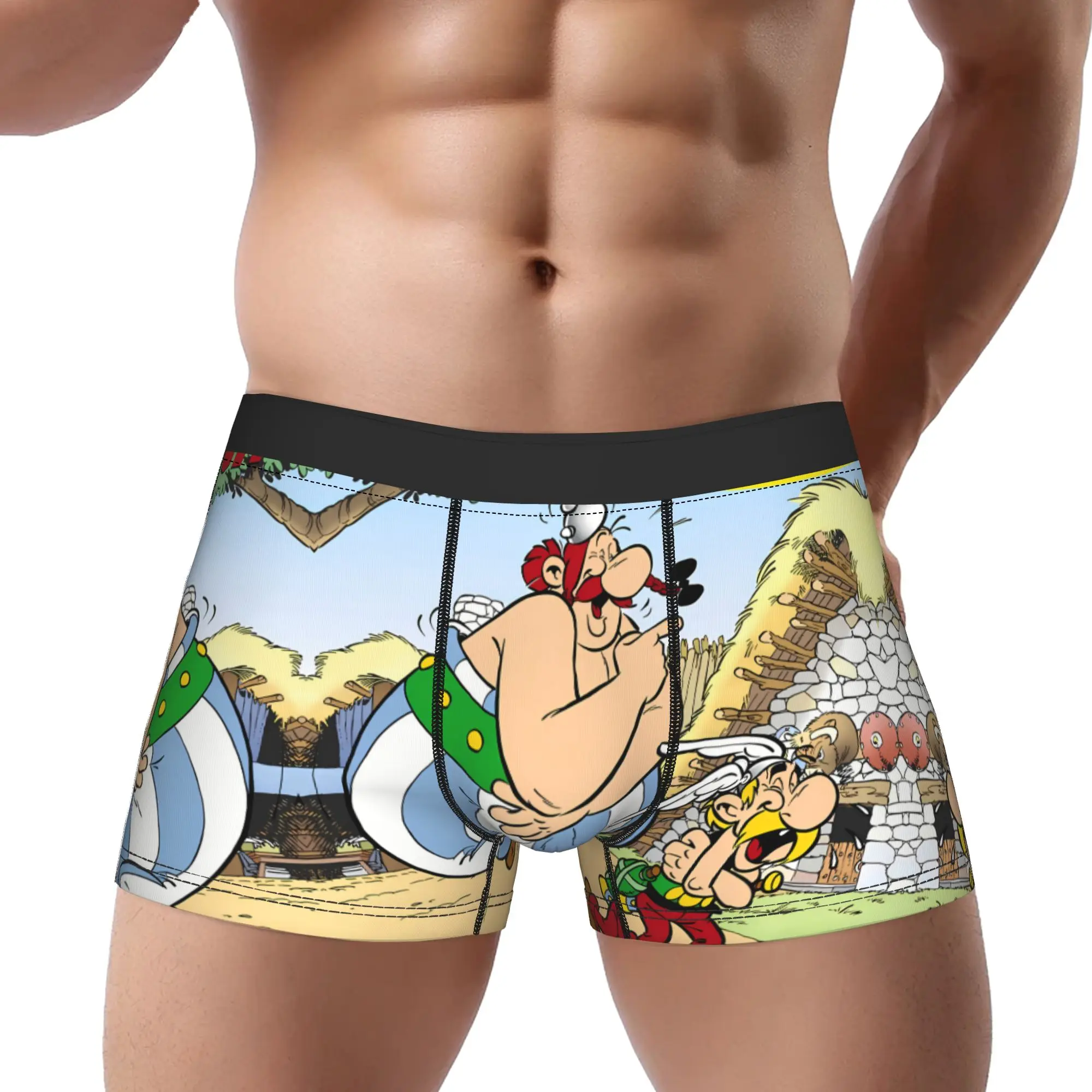 Мужские трусы-боксеры из полиэстера с принтом Asterix Anime
Мужские трусы-боксеры из полиэстера с принтом Asterix Anime