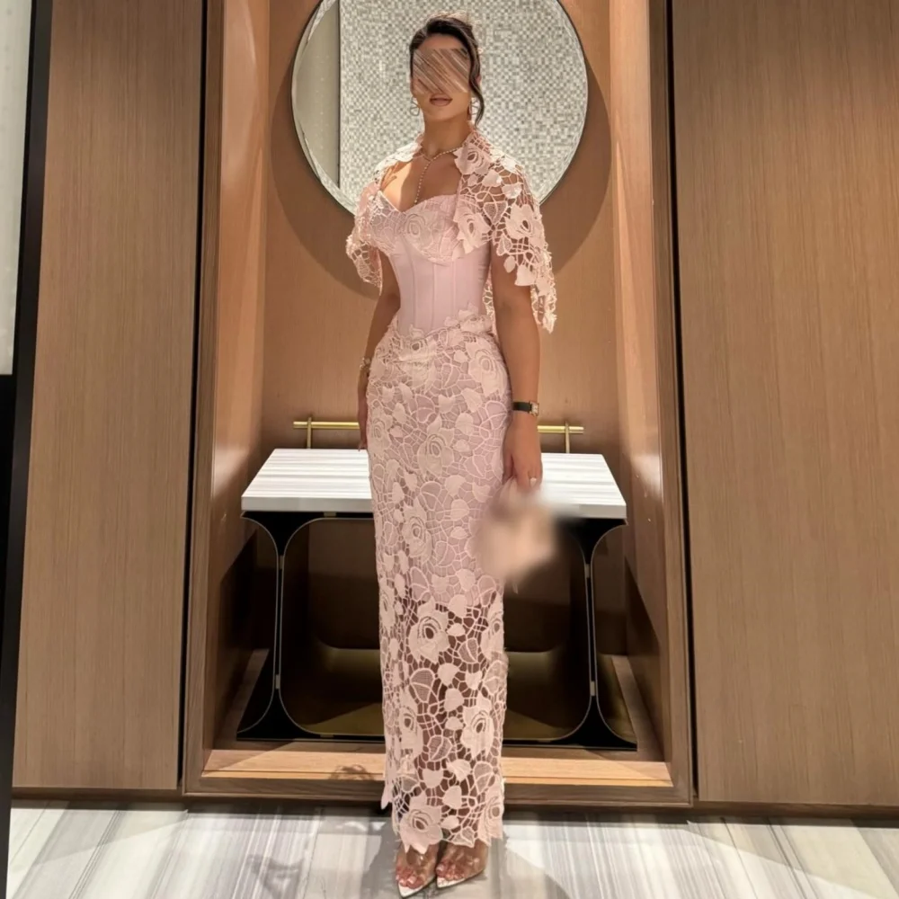Customized Temperament Lace Formal Evening Dress Straight Midi Dresses Temperament Party Dresses Modern Style Elegant
Customized Temperament Lace Formal Evening Dress Straight Midi Dresses Temperament Party Dresses Modern Style Elegant