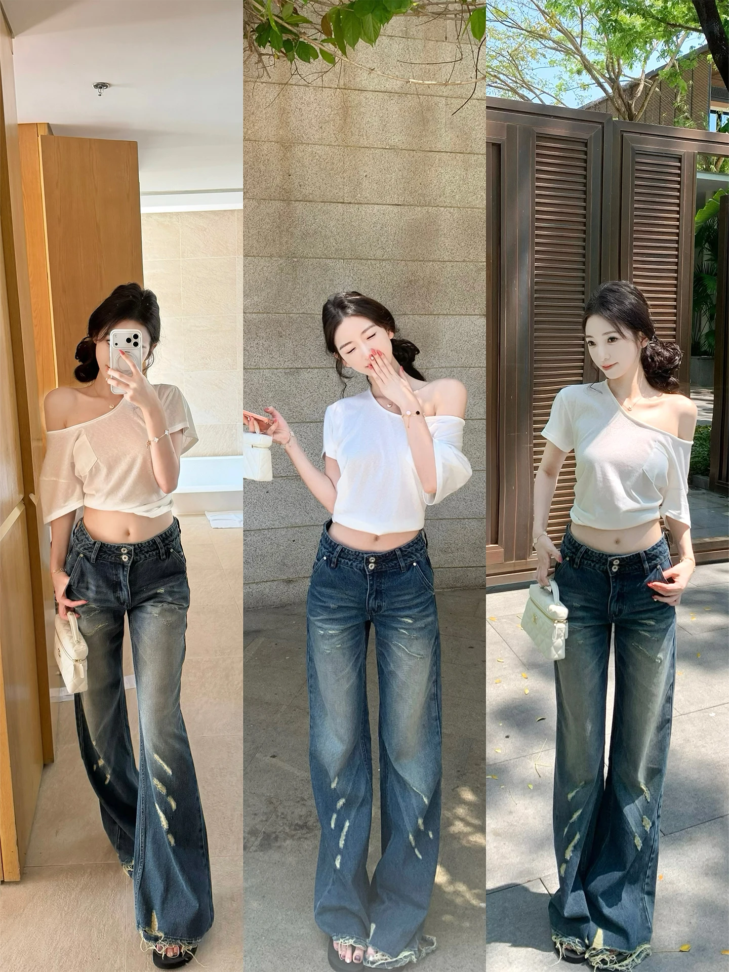 Blue Vintage High Waist Wide Leg Loose Fit Jeans Women's Versatile Casual Commute Style Jeans Straight Cut Comfortable Jeans
Blue Vintage High Waist Wide Leg Loose Fit Jeans Women's Versatile Casual Commute Style Jeans Straight Cut Comfortable Jeans