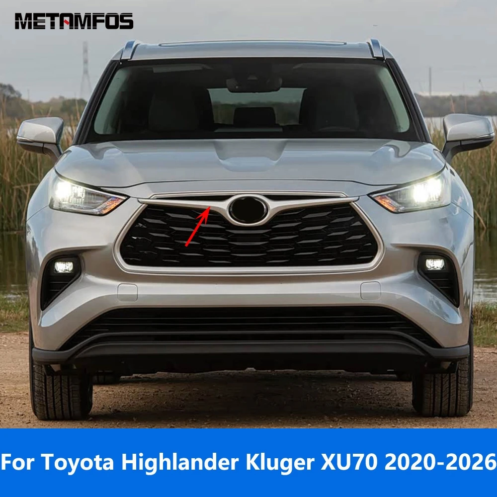 Front Center Grille Racing Grill Cover Trim For Toyota Highlander Kluger XU70 2020-2024 2025 2026 Chrome Accessories Car Styling
Front Center Grille Racing Grill Cover Trim For Toyota Highlander Kluger XU70 2020-2024 2025 2026 Chrome Accessories Car Styling
