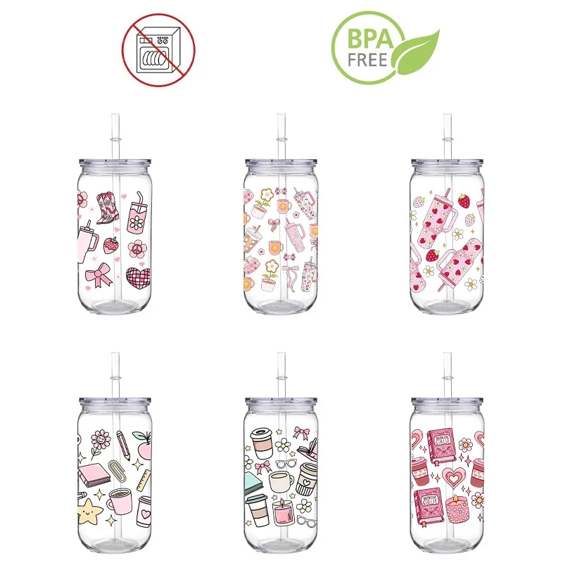 Books 3D DIY Custom Bowknot Printed Transfer PET Plastic 16 OZ Straw Cup Comes With Straw And Cup Lid Cartoon Coffee Design Drin
Books 3D DIY Custom Bowknot Printed Transfer PET Plastic 16 OZ Straw Cup Comes With Straw And Cup Lid Cartoon Coffee Design Drin