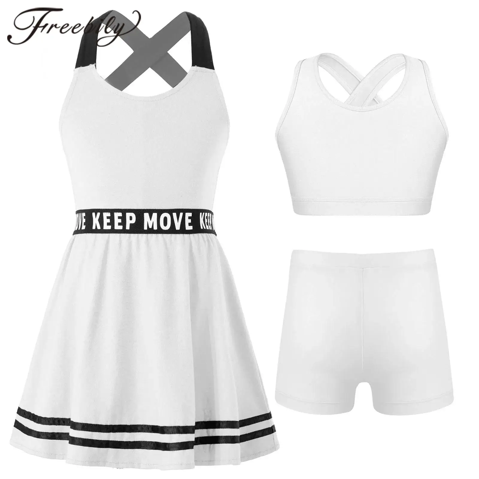 Children Girls Tennis Dress Tops Letters Printed A-line Athletic Dresses Shorts for Badminton Golf Workout Exercise Sports Wear
Children Girls Tennis Dress Tops Letters Printed A-line Athletic Dresses Shorts for Badminton Golf Workout Exercise Sports Wear