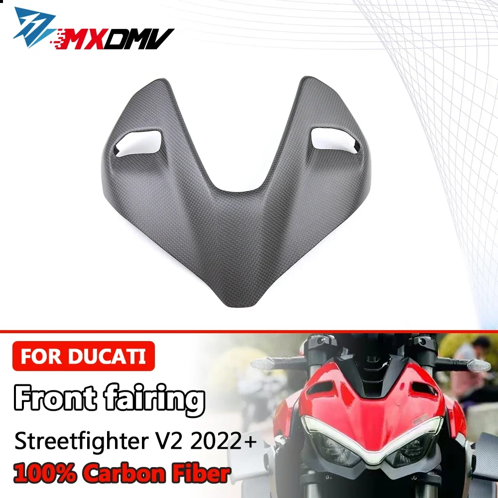 Передний обтекатель для DUCATI Streetfighter V4 V4S V2 2020 + 100% углеродное волокно, верхняя панель обтекателя фары, аксессуары для мотоциклов
Передний обтекатель для DUCATI Streetfighter V4 V4S V2 2020 + 100% углеродное волокно, верхняя панель обтекателя фары, аксессуары для мотоциклов