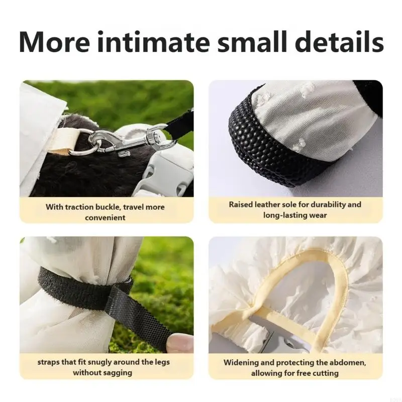 Full Coverage Waterproof Protective Dog Pants With Shoes For Breeds AntiDust Design Suspenders For Pet Walking Essential
Full Coverage Waterproof Protective Dog Pants With Shoes For Breeds AntiDust Design Suspenders For Pet Walking Essential