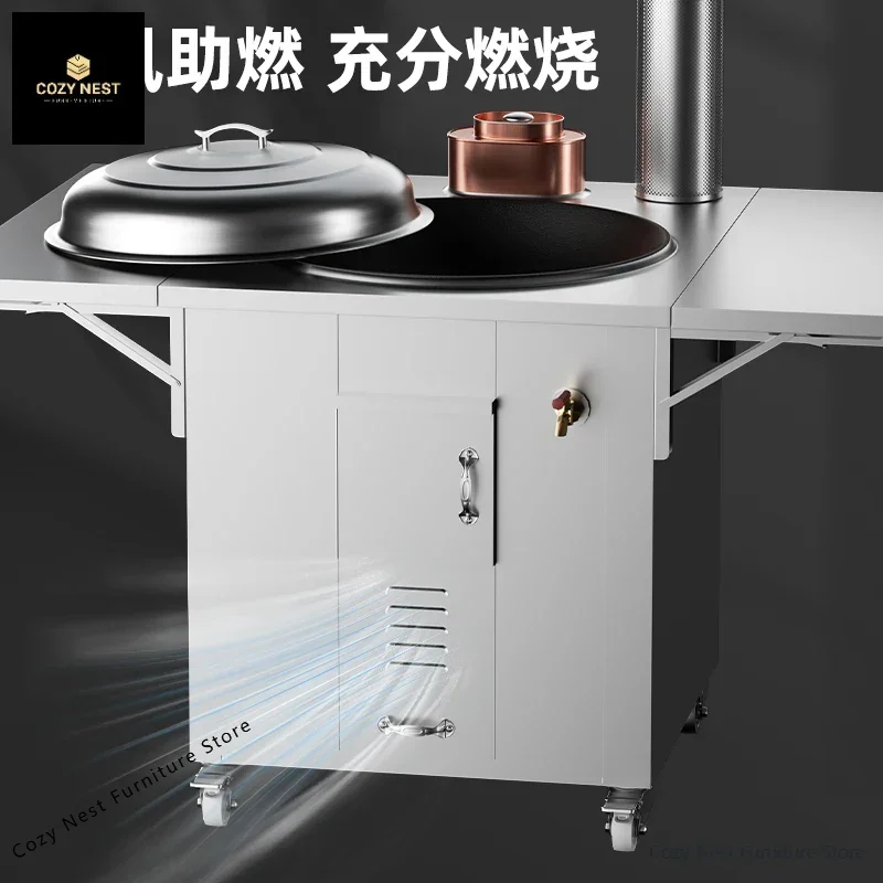 Stainless steel rural double-side plate 304 firewood stove household mobile large iron pot soil stove outdoor indoor firewood bu
Stainless steel rural double-side plate 304 firewood stove household mobile large iron pot soil stove outdoor indoor firewood bu