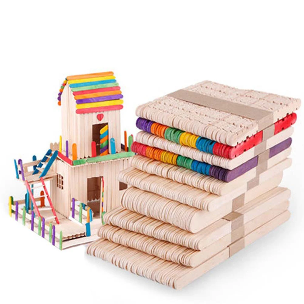 250pcs Wooden Craft Ice Cream Sticks For Diy Art Projects Kids Classroom Party Camp Activities Popsicle Sticks Crafting Material
250pcs Wooden Craft Ice Cream Sticks For Diy Art Projects Kids Classroom Party Camp Activities Popsicle Sticks Crafting Material