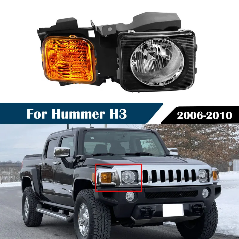 For Hummer H3 2006 2007 2008 2009 2010 Car Front Bumper Headlight Assembly With Bulbs Head Lamp Fog Light HU2502100 HU2503100
For Hummer H3 2006 2007 2008 2009 2010 Car Front Bumper Headlight Assembly With Bulbs Head Lamp Fog Light HU2502100 HU2503100