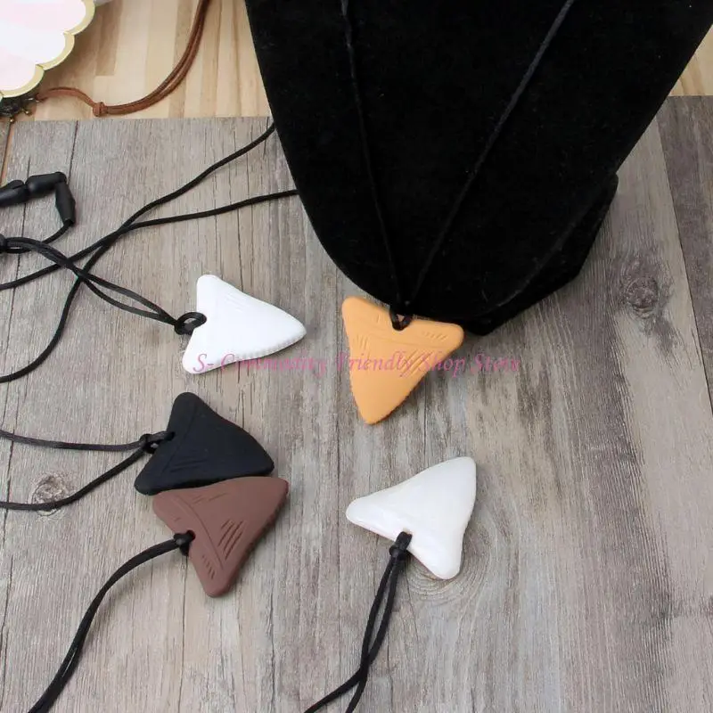 85AE Silicone Teething Neutral Chew Necklace Sensory Teether Pendant BPA Beads
85AE Silicone Teething Neutral Chew Necklace Sensory Teether Pendant BPA Beads