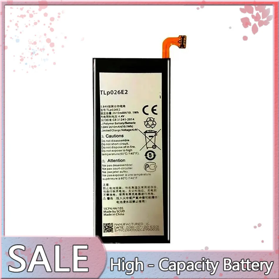 Стабильный аккумулятор для мобильного телефона Alcatel Idol 4 OT6055 6055H 6055Y 6055U 6055 6055K 6055B TLP026E2 2610 мАч
Стабильный аккумулятор для мобильного телефона Alcatel Idol 4 OT6055 6055H 6055Y 6055U 6055 6055K 6055B TLP026E2 2610 мАч