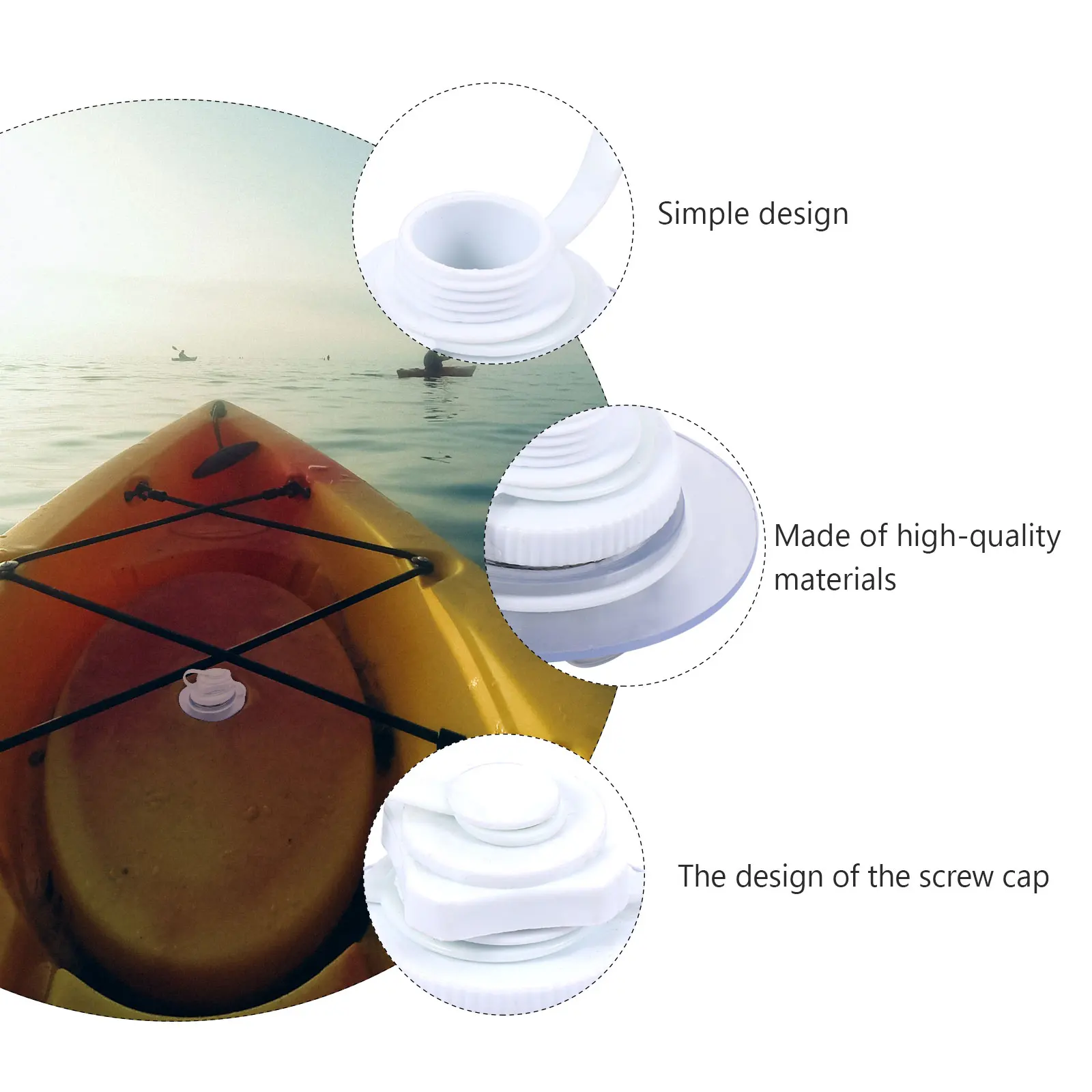 2pcs Tpu Spiral Air Plugs One-Way Inflation Replacement For Kayak Raft Boat Boston Valve Sealing Cap Easy Install
2pcs Tpu Spiral Air Plugs One-Way Inflation Replacement For Kayak Raft Boat Boston Valve Sealing Cap Easy Install