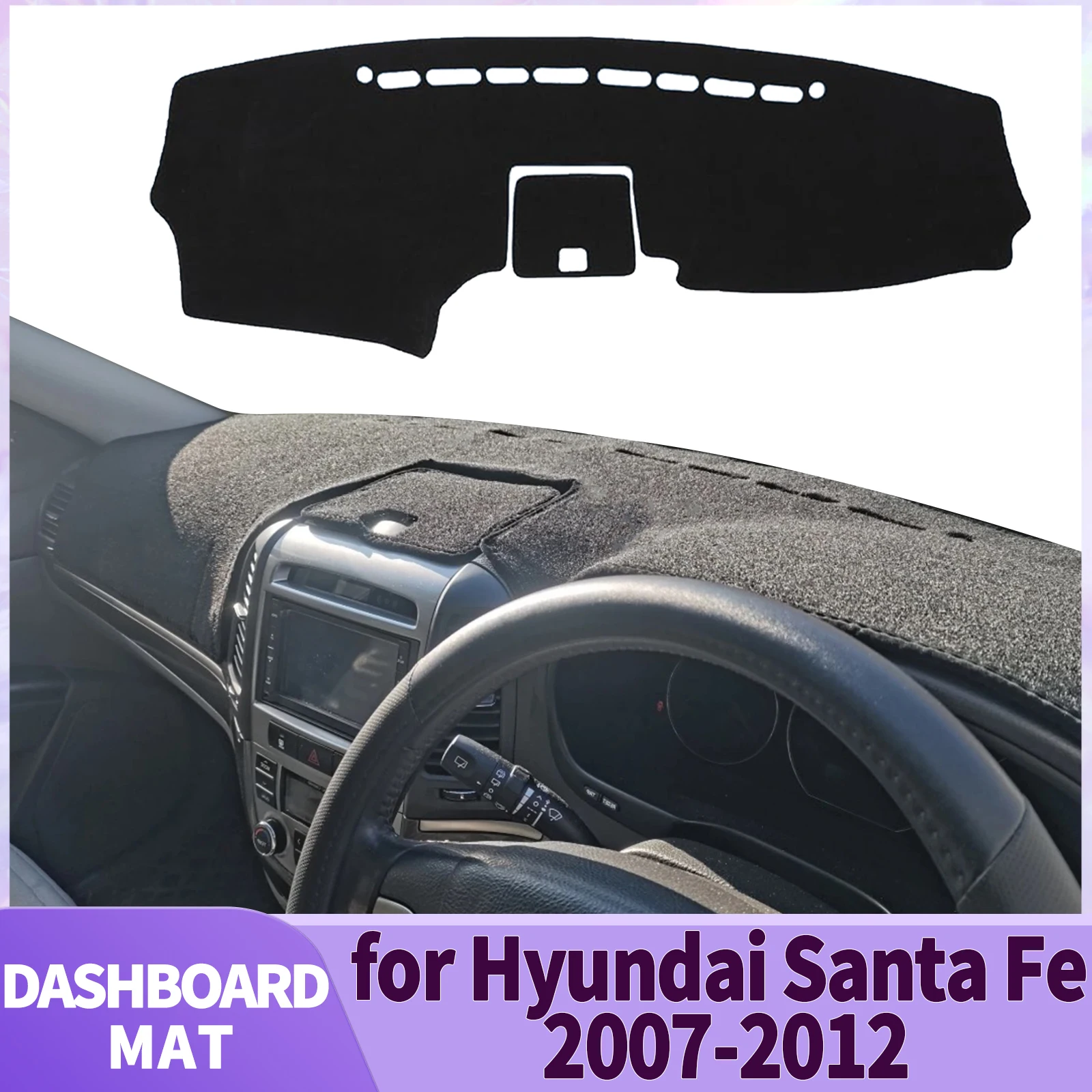 fit for Hyundai Santa Fe Santafe 2007 2008-2012 Car Accessories Dashmat Dashboard Cover Pad DashMat Sunshade Protective Carpet
fit for Hyundai Santa Fe Santafe 2007 2008-2012 Car Accessories Dashmat Dashboard Cover Pad DashMat Sunshade Protective Carpet