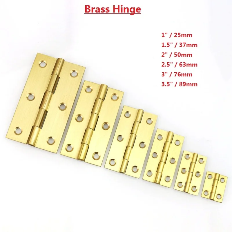 1" 1.5" 2" 4" 2.5" 3" 3.5" Quality Solid Brass Butt Hinge Choose Small-Large Door Cabinet Drawer Cupboard Mini Hinges
1" 1.5" 2" 4" 2.5" 3" 3.5" Quality Solid Brass Butt Hinge Choose Small-Large Door Cabinet Drawer Cupboard Mini Hinges