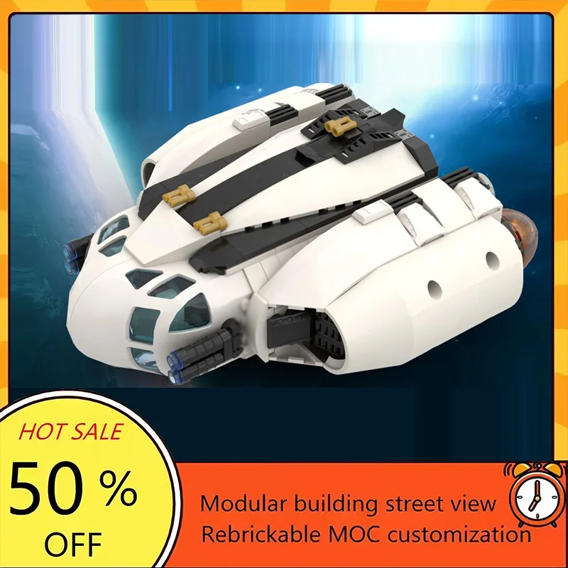 Набор для сборки модульной модели космического корабля из 641 детали по мотивам популярного фильма о космических войнах, конструктор MOC, технологичный подарок, праздничный набор для детей
Набор для сборки модульной модели космического корабля из 641 детали по мотивам популярного фильма о космических войнах, конструктор MOC, технологичный подарок, праздничный набор для детей