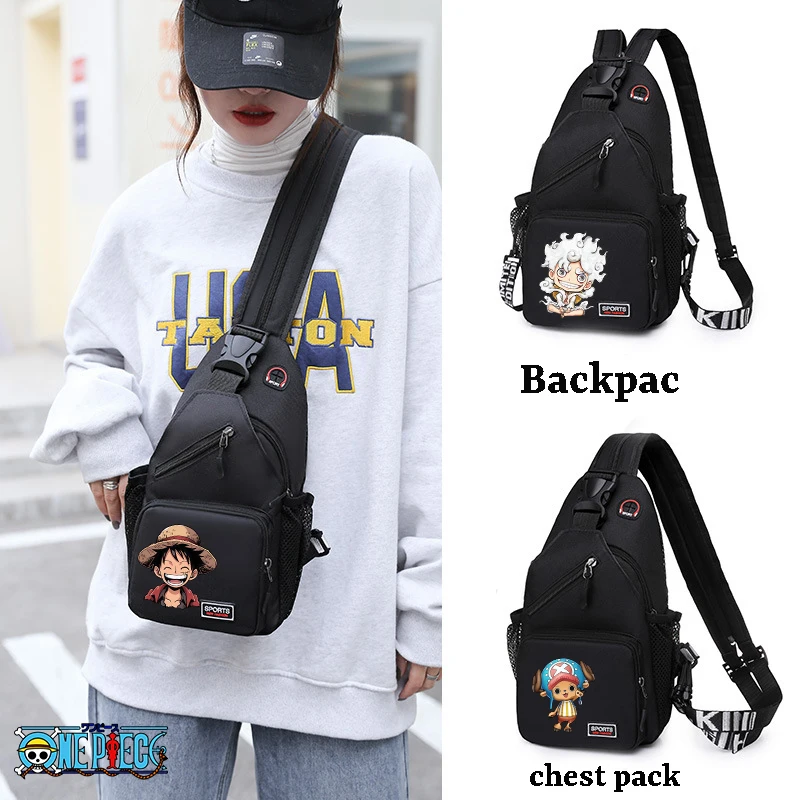One Piece Shoulder Bags Luffy Cartoon Anime Figures Printing Chest Bag Large Capacity Trendy Backpack Outdoor Storage Bag Gifts
One Piece Shoulder Bags Luffy Cartoon Anime Figures Printing Chest Bag Large Capacity Trendy Backpack Outdoor Storage Bag Gifts