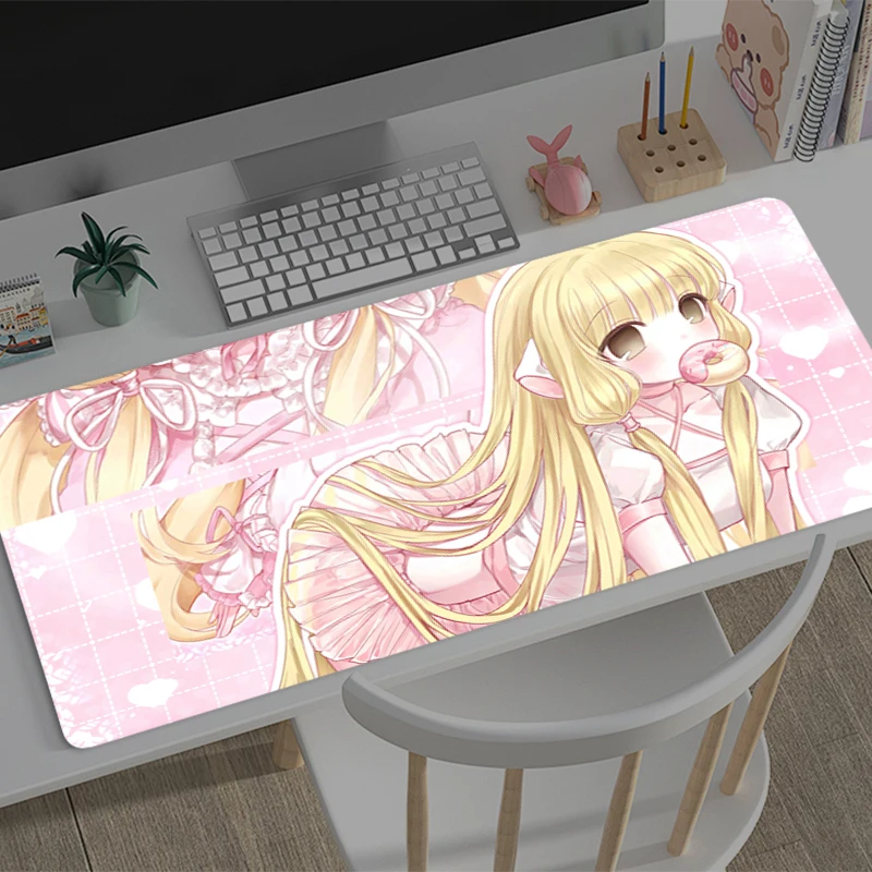 Mousepad Large C-chobits Chii Gaming Keyboard Gamer Mouse Pad on The Table Desk Mat coaster PC carpet HD girl Anime Mouse Mats
Mousepad Large C-chobits Chii Gaming Keyboard Gamer Mouse Pad on The Table Desk Mat coaster PC carpet HD girl Anime Mouse Mats