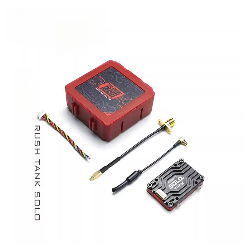 RUSHFPV RUSH TANK SOLO VTX 5.8G Video Transmitter with CNC Shell 1.6W Adjustable 2-6S Microphone for FPV Long Range Drones
RUSHFPV RUSH TANK SOLO VTX 5.8G Video Transmitter with CNC Shell 1.6W Adjustable 2-6S Microphone for FPV Long Range Drones