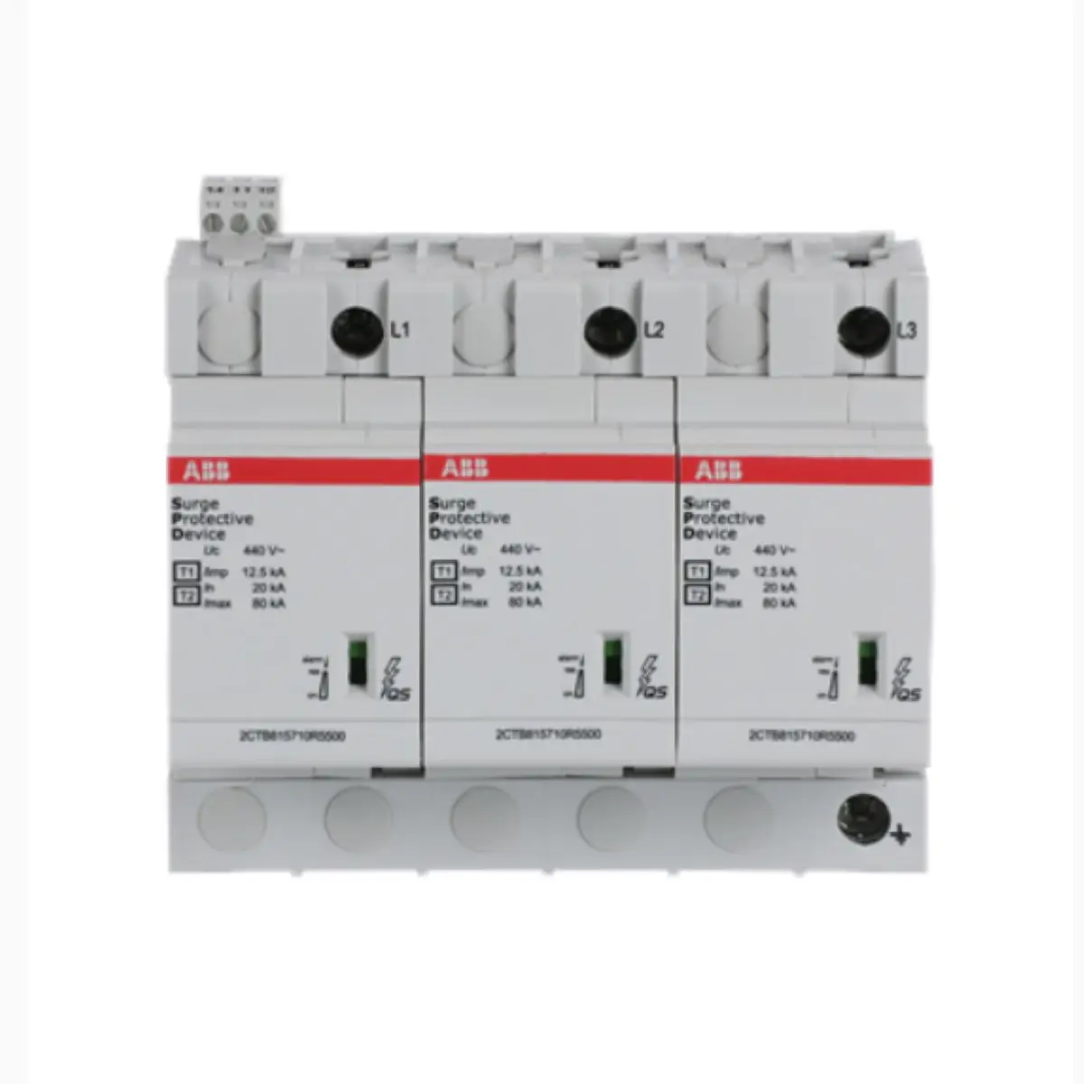 10225577 2CTB815710R3500 OVR T1-T2 3L 12.5-440s P TS QS Surge Protective Device
10225577 2CTB815710R3500 OVR T1-T2 3L 12.5-440s P TS QS Surge Protective Device