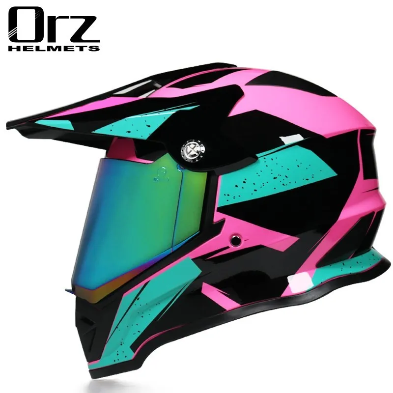 Off road motorcycle helmet with sunshield Moto-Cross motocross helmet racing moto
Off road motorcycle helmet with sunshield Moto-Cross motocross helmet racing moto