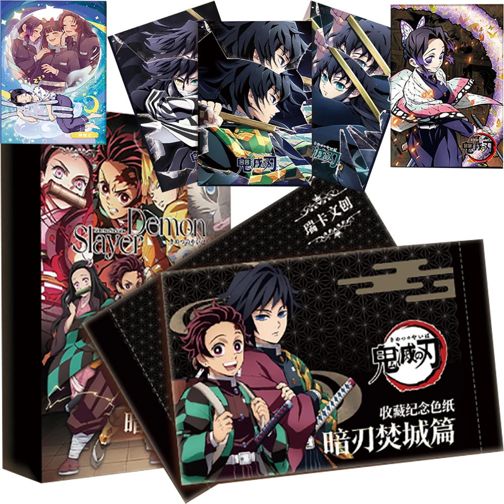 Demon Slayer Color Paper Collection Cards Fantasy Adventure Anime Characters Peripheral Rare Exquisite Card Kids Hobbies Gifts
Demon Slayer Color Paper Collection Cards Fantasy Adventure Anime Characters Peripheral Rare Exquisite Card Kids Hobbies Gifts