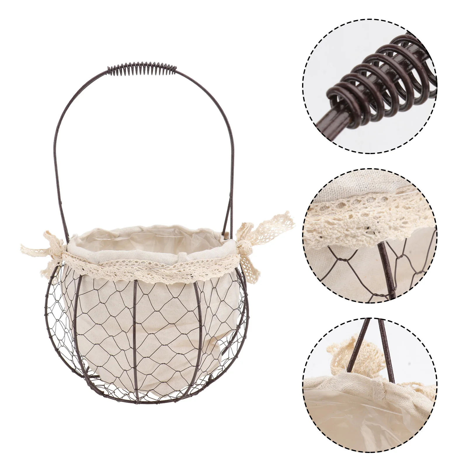 Rustic Iron Flower Basket Multifunctional Storage Container Fresh Dried Flowers Decorative Grass Retro Design Woven H Green
Rustic Iron Flower Basket Multifunctional Storage Container Fresh Dried Flowers Decorative Grass Retro Design Woven H Green