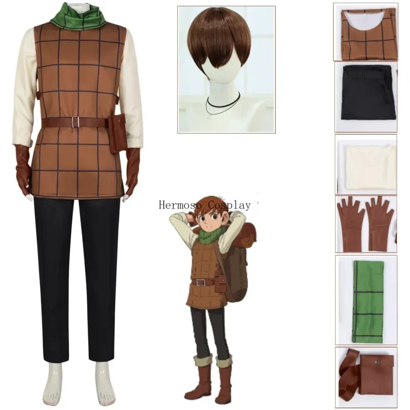 Anime Delicious in Dungeon Chilchuck Tims Cosplay Costume Pant Pocket Wig Lockpicker Uniform Halloween Party Suit$0$k
Anime Delicious in Dungeon Chilchuck Tims Cosplay Costume Pant Pocket Wig Lockpicker Uniform Halloween Party Suit$0$k