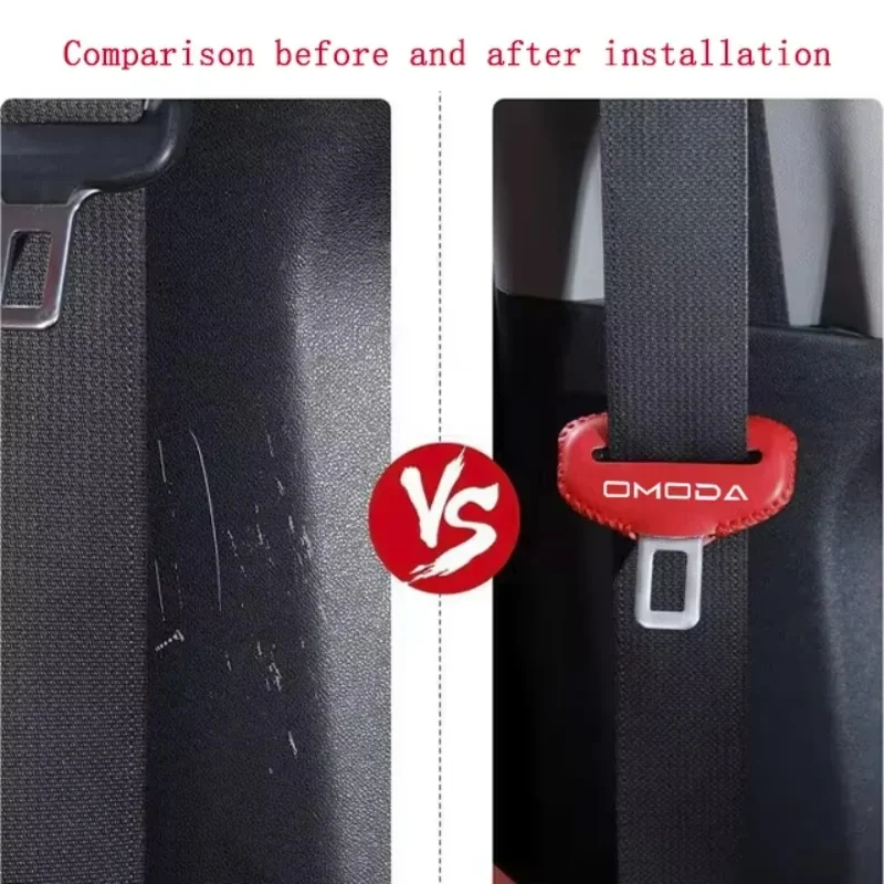 2Pcs Anti-Collision Car Seat Belt Buckle Guard for Chery Omoda 5 Pro 9 EV PHEV 2025 S5 O5 E5 Plus C5 C9 PRO PU Leather
2Pcs Anti-Collision Car Seat Belt Buckle Guard for Chery Omoda 5 Pro 9 EV PHEV 2025 S5 O5 E5 Plus C5 C9 PRO PU Leather