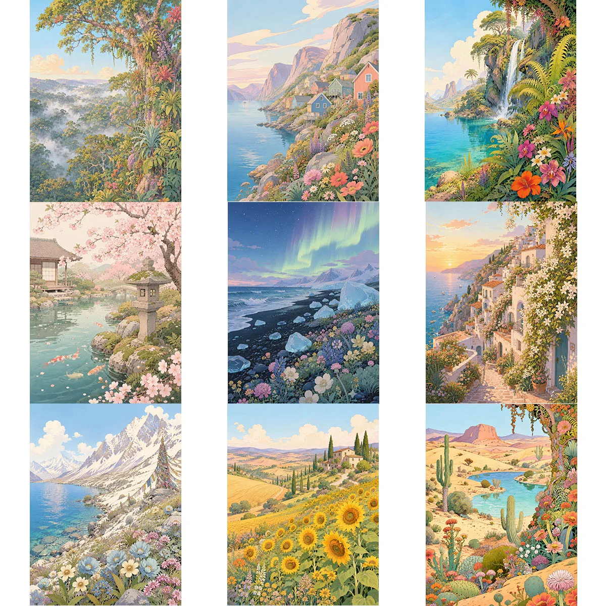 Vibrant Scenery Landscape Paint By Numbers Kit Adults Beginner DIY Acrylic Cotton Canvas No Frame Wall Art Home Decor Craft Gift
Vibrant Scenery Landscape Paint By Numbers Kit Adults Beginner DIY Acrylic Cotton Canvas No Frame Wall Art Home Decor Craft Gift