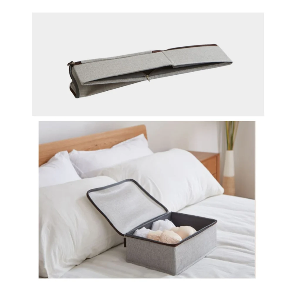 1pc Foldable Zipper Storage Boxes Clothing Organizer Cases Double Zipper Bedroom Closet Shelf Space Saving Dust Proof Laundry
1pc Foldable Zipper Storage Boxes Clothing Organizer Cases Double Zipper Bedroom Closet Shelf Space Saving Dust Proof Laundry