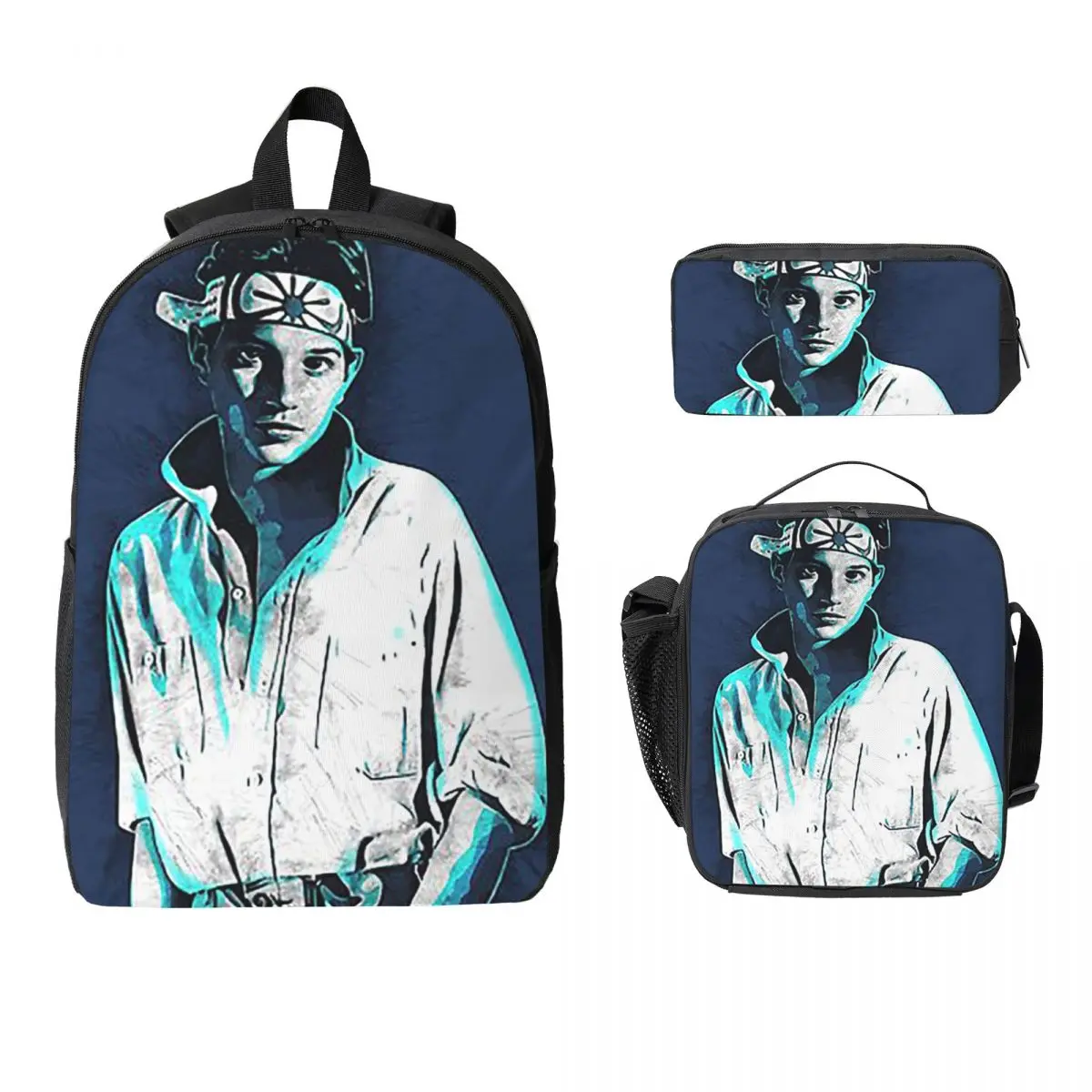 Ralph Macchio - Karate Kid Backpack Boys Girls BookBag School Bag Laptop Shoulder Bags 3ps Insulated Lunch Bag Pencil Case
Ralph Macchio - Karate Kid Backpack Boys Girls BookBag School Bag Laptop Shoulder Bags 3ps Insulated Lunch Bag Pencil Case