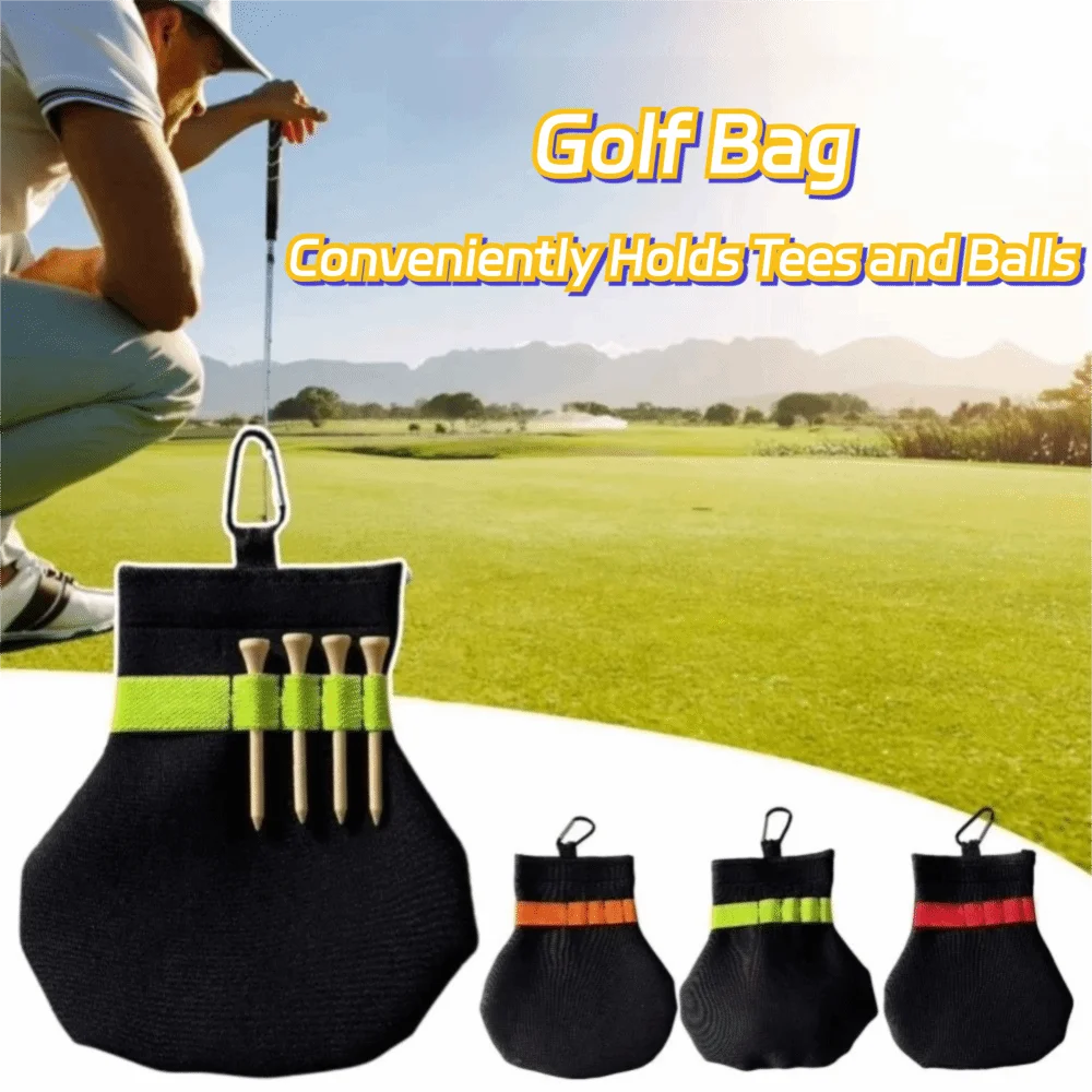 Carry Ball Bag Terylene Golf Ball Pouch Metal Clip Spacious Golf Ball Tee Holder Golf Accessories Golf Course
Carry Ball Bag Terylene Golf Ball Pouch Metal Clip Spacious Golf Ball Tee Holder Golf Accessories Golf Course