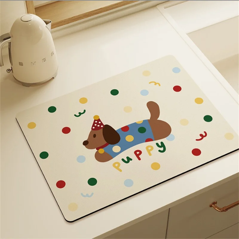 30x40CM Cartoon Dog Kitchen Sink Drain Mat Thermal Insulation Heat Resistant Quick Dry Water Absorption Dirt Resistant Dining Ma
30x40CM Cartoon Dog Kitchen Sink Drain Mat Thermal Insulation Heat Resistant Quick Dry Water Absorption Dirt Resistant Dining Ma